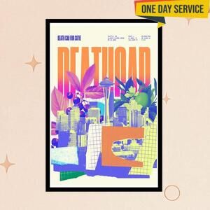 Death Cab For Cutie Jul 31 2025 Climate Pledge Arena In Seattle Wa Poster